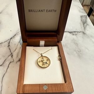 Brilliant Earth- Aries Zodiac Diamond Pendant
